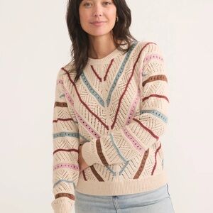 Marine Layer Brooke Crewneck Sweater - XS